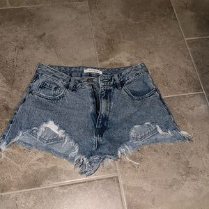 Pacsun jean shorts light wash